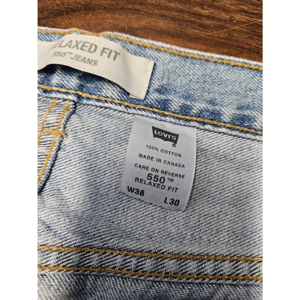 Levi's Relaxed Fit 550 Jeans Mens Size 38x30 - Picture 7 of 7